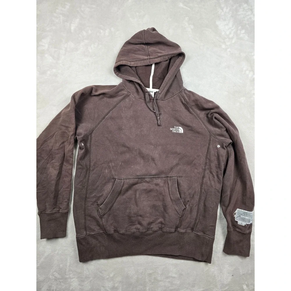 The North Face Hoodie Mens L Brown Retro 1970s First Ascents Sweatshirt *Read